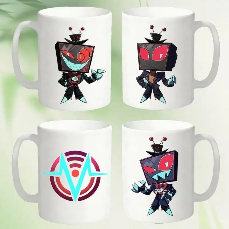 Cốc sứ Hazbin Hotel Vox chibi ly sứ in hình anime Hazbin Hotel Vox Q version dễ thương quà tặng sinh