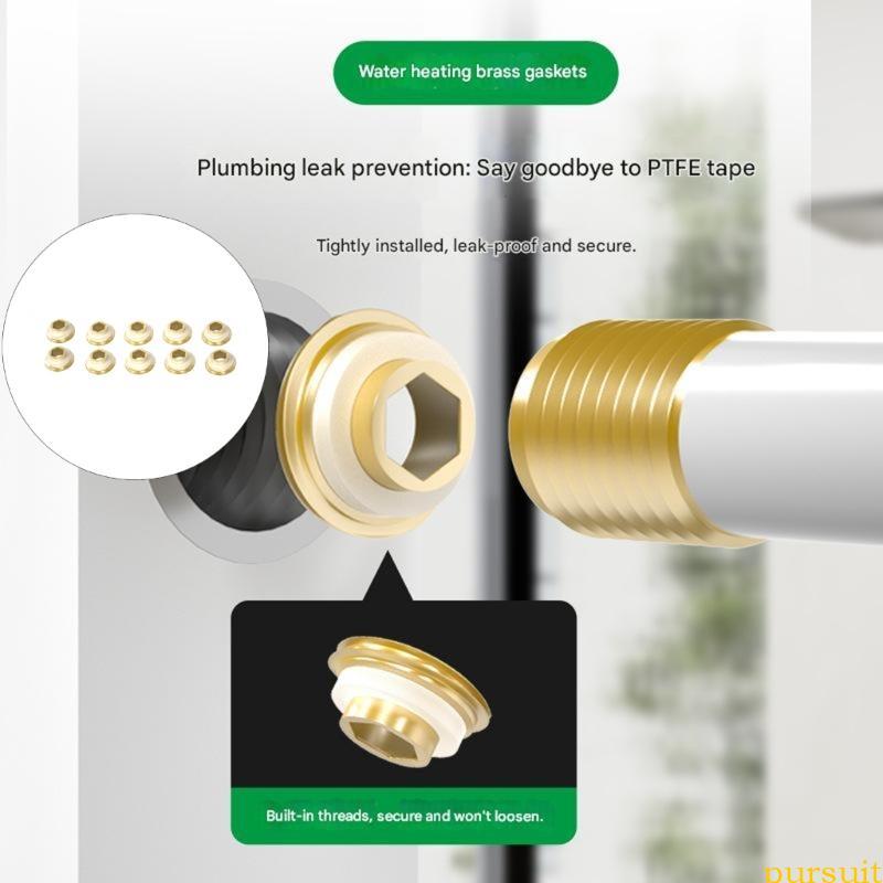 MAI Tape Freely Copper Seal Gasket Seal Washer 1 4 Seal Pad để niêm phong nước