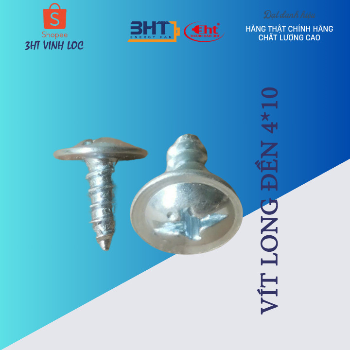 VÍT DÙ BẮT (CÀN) NHỰA + GỖ 4*10 (ĐÓNG GÓI 100G)