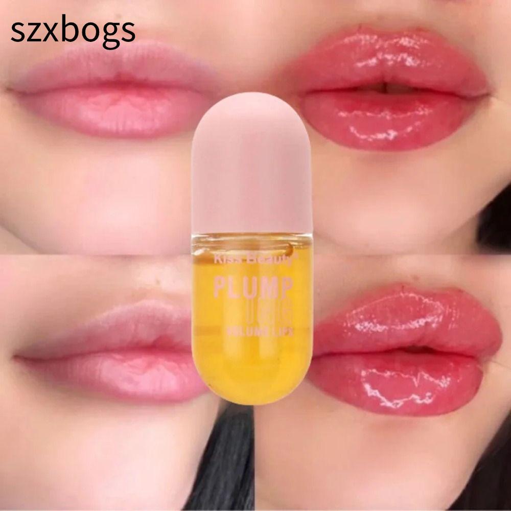 SZXBOGS Lip Sleeping, Gloss Instant Lip Plumper Oil, Tăng Son Volume Fade Lip Lines Lip Oil Lip Seru