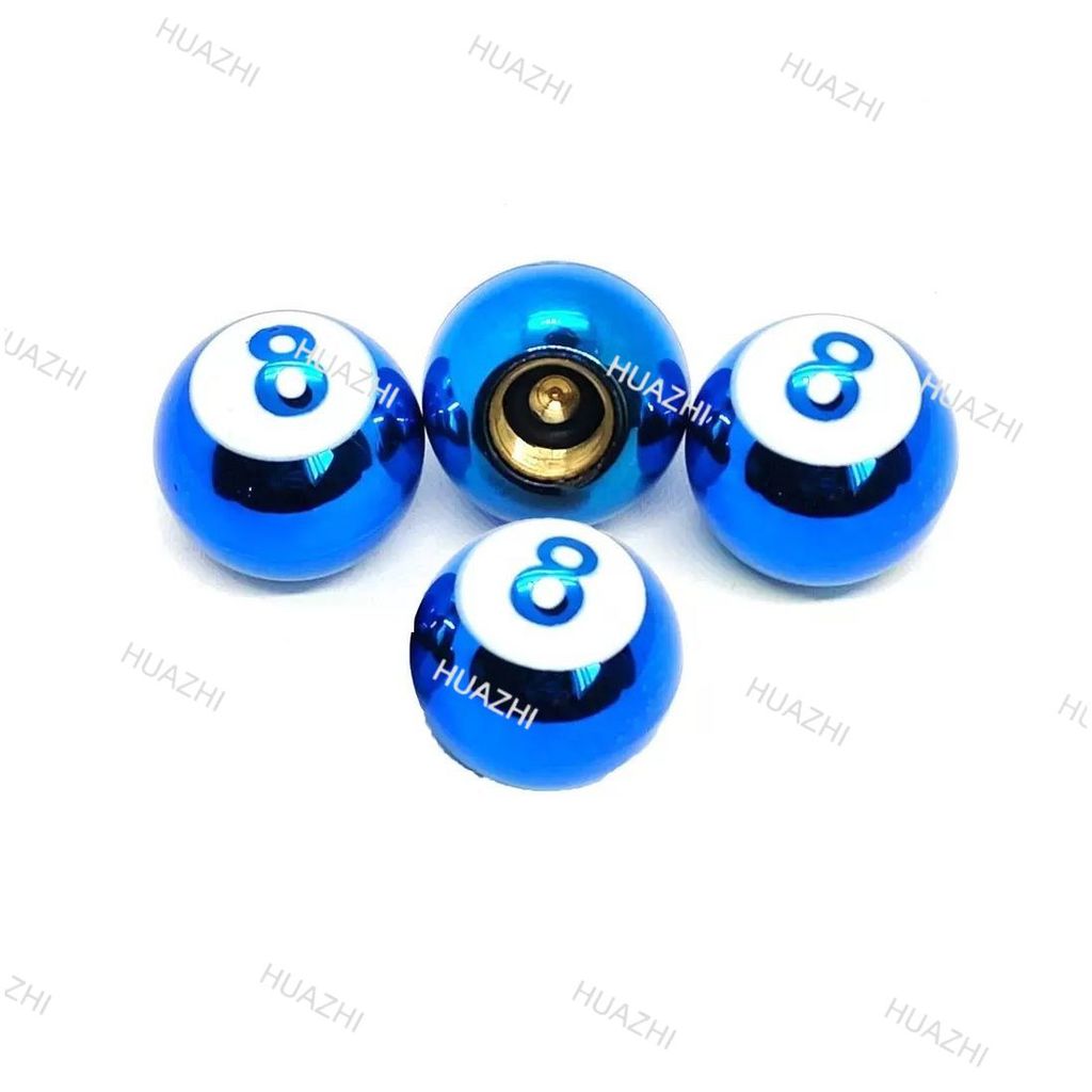 Pool Ball Black 8 Van Thân Mũ Bộ 4 | Hợp kim nhôm Lốp ô tô Mũ khí đa năng Chống bụi Chống rỉ sét Sán