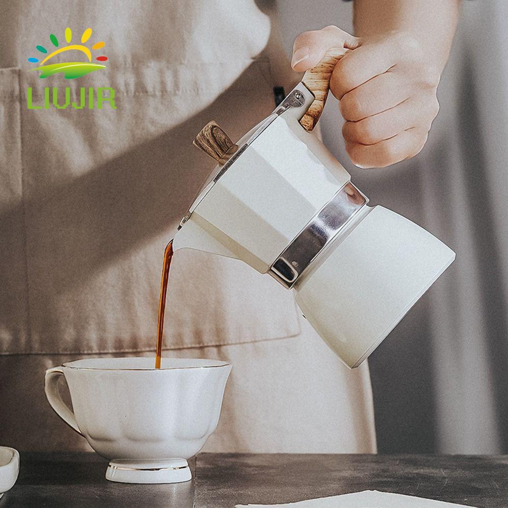 LIUJIR Espresso Maker Gas Manual Latte Italian Electric Cuba Brewing Tools