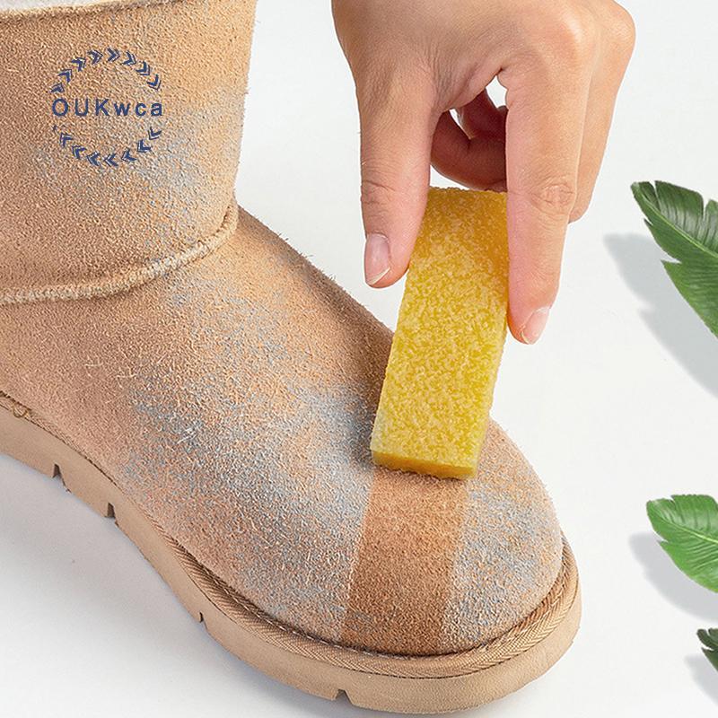 OUKwca Cleaning Eraser Da lộn Matte Shoes Care Leather Cleaner Shoe Cleaner Mới