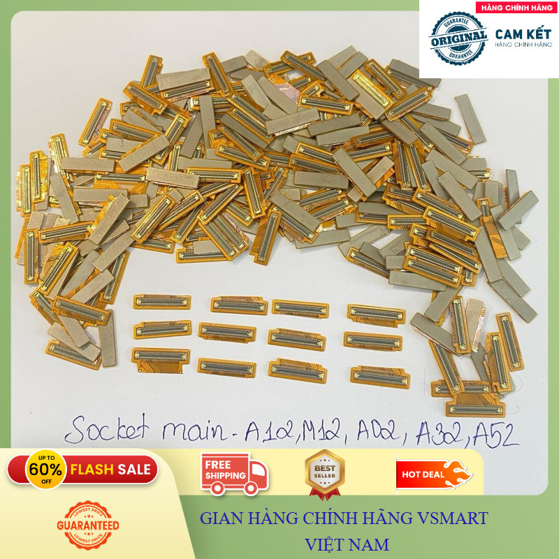 Socket Main 78 Chân Connect Chính Hãng Cho Dòng Galaxy A12 A02 A32 A52 A72 M02 M12 A22 A13 A326 - Khò Nhiệt Không Sun