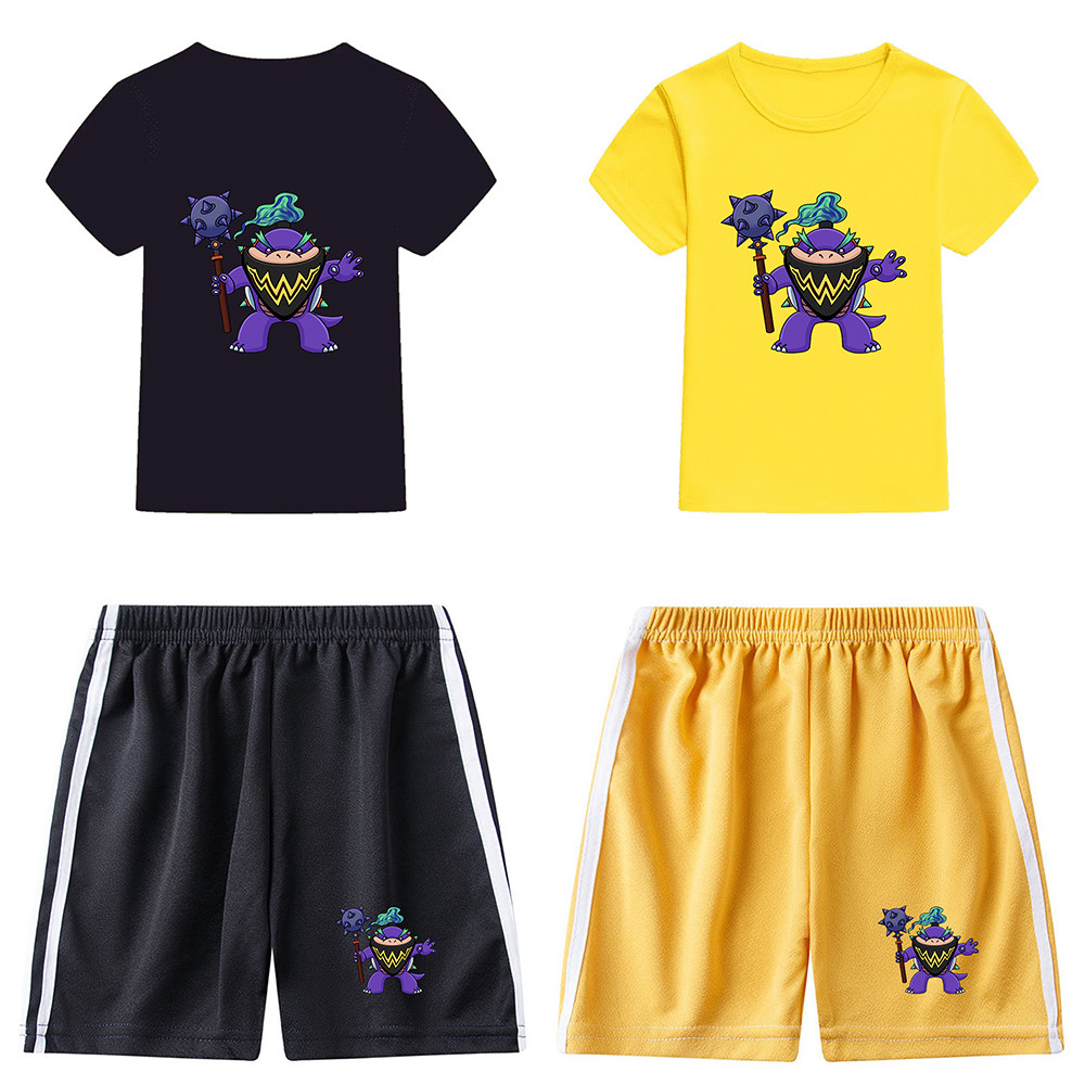 Mingyuan Wonder Bowser Jr Super Mario Galaxy Phim Áo Thun Áo Thun Nữ Tay Ngắn Rời Unisex Thanh Thiếu