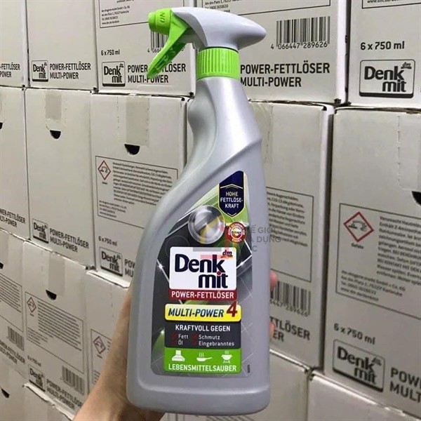 Xịt vệ sinh bếp từ Denkmit đa năng 4in1 750ml - loại bỏ dầu mỡ, cặn bẩn và vết bám cứng đầu mp02