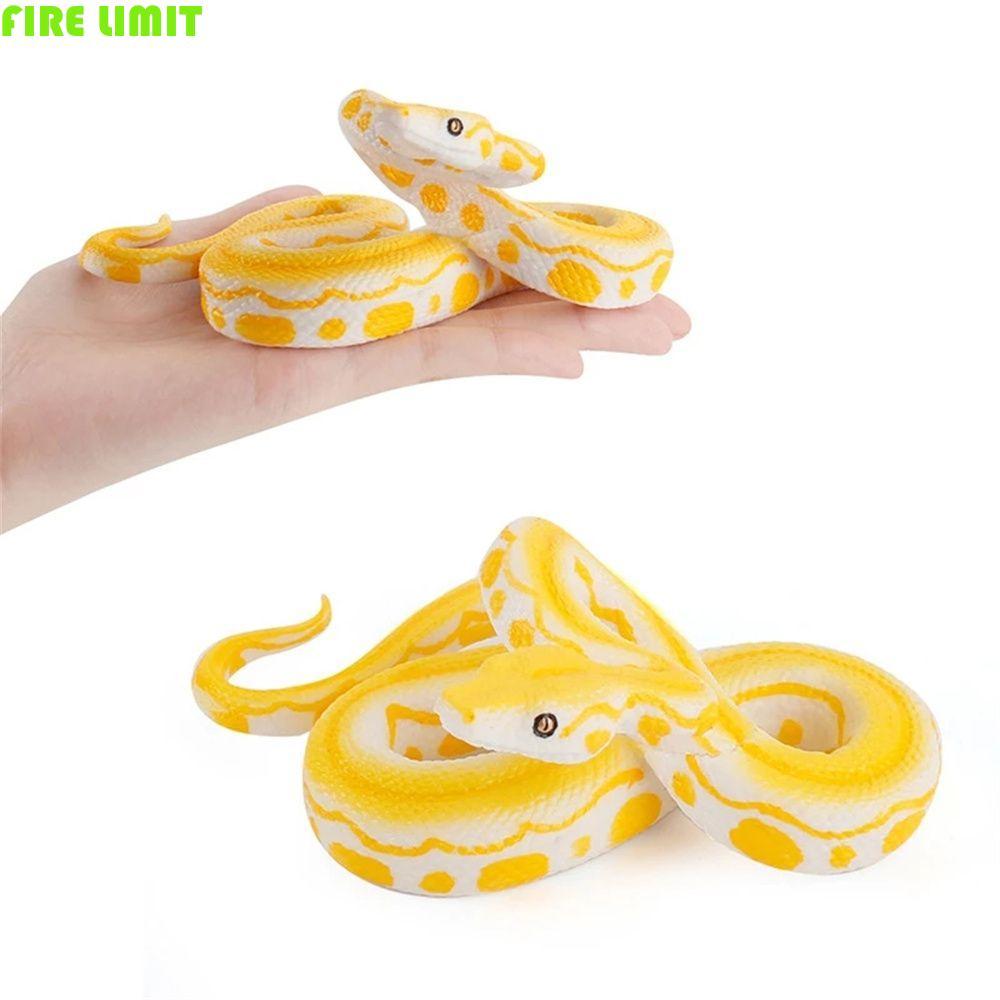 FIRE LIMIT Mô Phỏng Python Kích Thước Lớn Hoang Dã Mô Hình Python Đồ Chơi Trẻ Em Đồ Chơi Halloween Đ