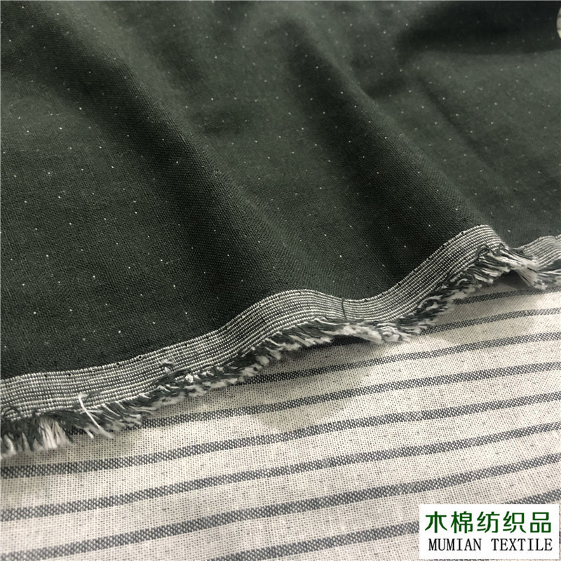 Vải sọc hai lớp Vải Jacquard nhuộm sợi Cotton sọc Jacquard F