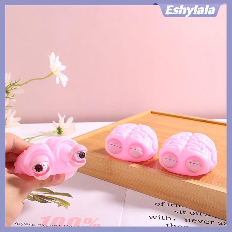 Eshylala Chống Căng Thẳng Flippy Não Squishy Mắt ping Bóp Đồ Chơi Giảm Lo Âu Đồ Chơi