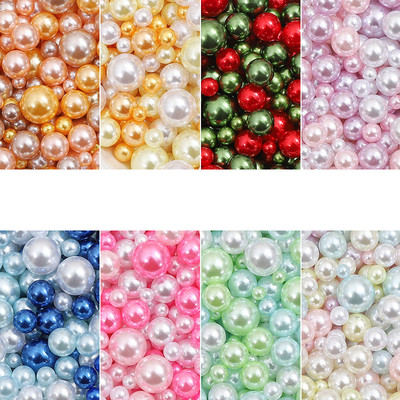 Hạt Beadia không lỗ 10g, kích thước 3-8mm, dùng để trang trí trang sức