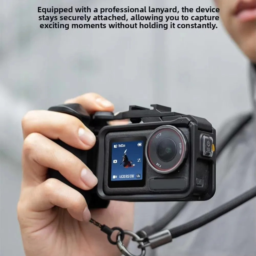 Phát hành nhanh Xplorer Grip Kit Tay cầm Nút chụp bằng nhựa Street Grip Holder Nhẹ cho DJI Osmo Acti