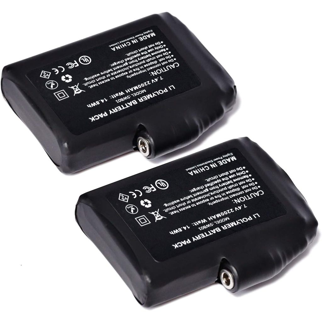 SAVIOR HEAT 7.4V 2200mAh / 3000mAh Li-Polymer Pin Sạc Cho Pin Găng Tay Làm Nóng Găng Tay Lót, Tất Là