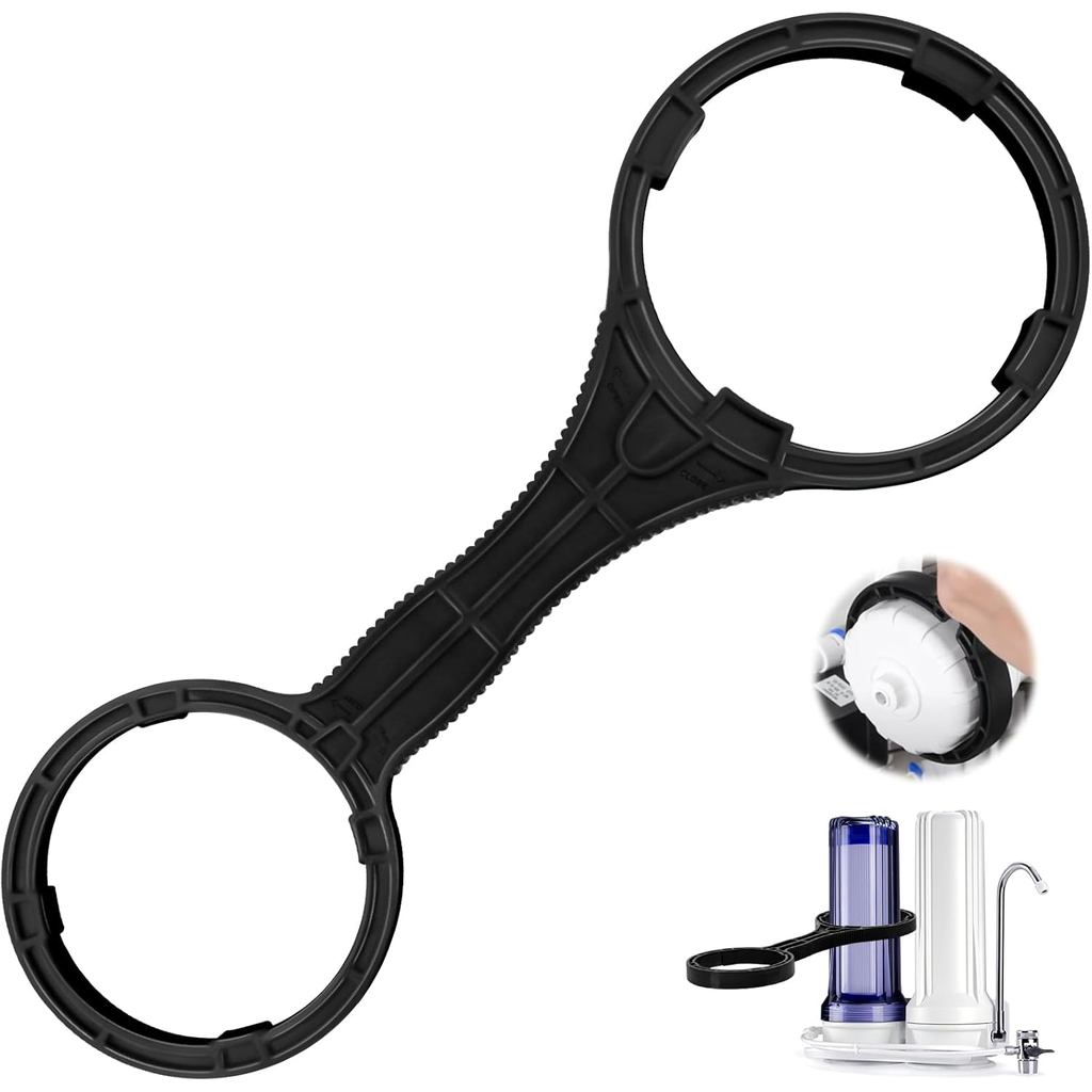 Vỏ lọc trước thẩm thấu ngược 2 trong 1 và Cờ lê hộp màng RO, Phụ tùng thay thế AWR2 Phù hợp với bộ l