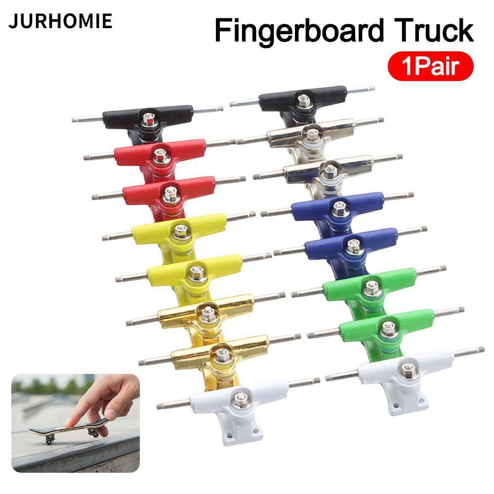 JURHOMIE 1 Cặp Giá đỡ sàn chịu lực, Bộ sưu tập sở thích đồ chơi Mô hình Fingerboard Truck, Mini bền 