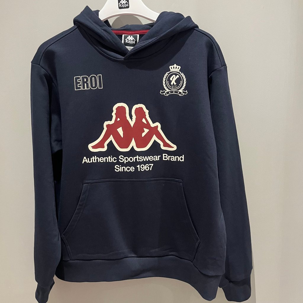 Áo khoác Kappa K0F72MT04 dáng Oversize, thiết kế đơn giản, có mũ.