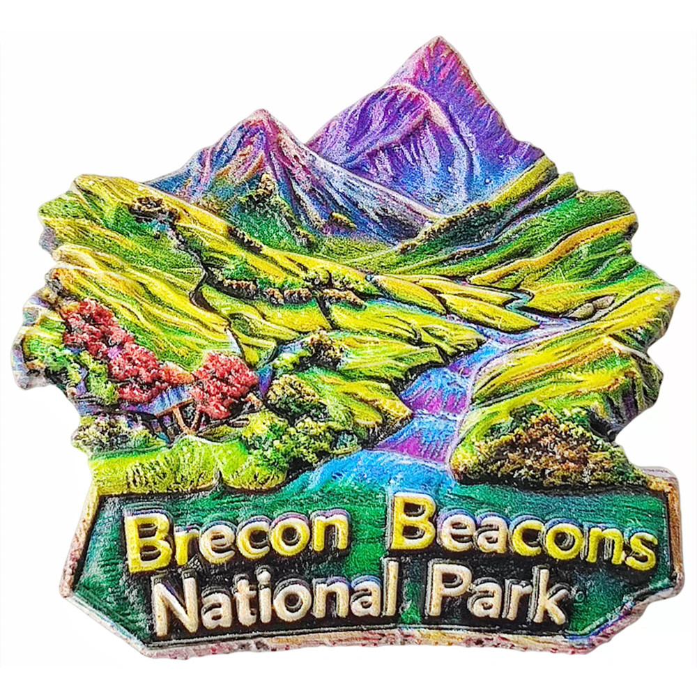 3D Brecon Beacons Vườn Quốc Gia Wales Tủ Lạnh Nam Châm Lưu Niệm Nhựa Tủ Lạnh Từ Miếng Dán Bộ Sưu Tập