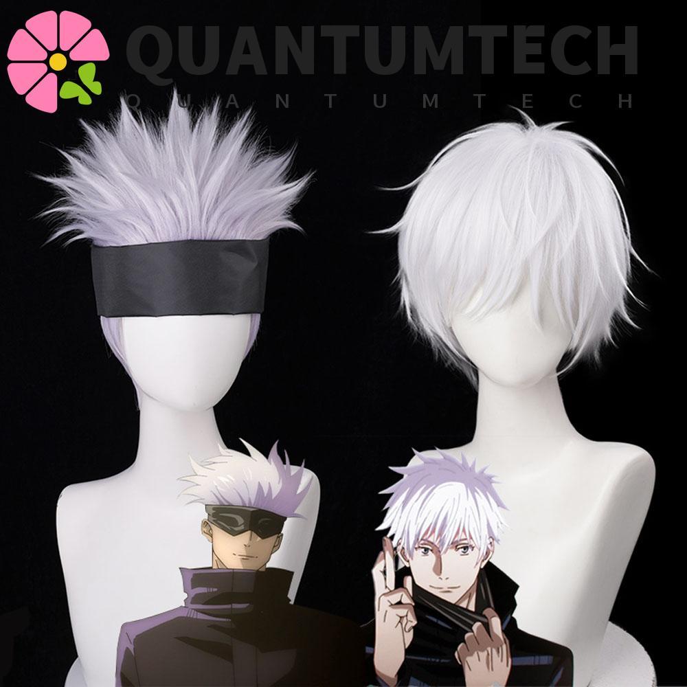 Tóc giả cosplay lông tơ chịu nhiệt màu xám kaiser tổng hợp