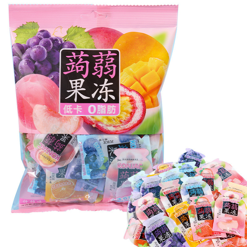 Thạch Konjac Hút Túi Giá Sốc – Ít Calo, 0% Chất Béo, Snack Ăn Vặt Giải Thèm