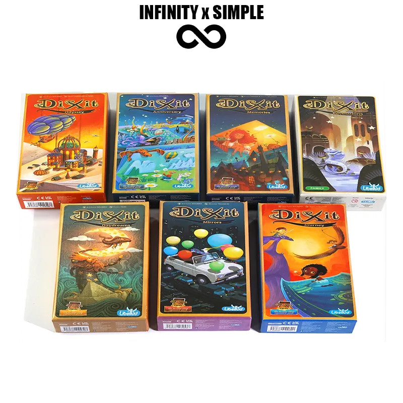 Trò chơi mở rộng Dixit Phù hợp với trò chơi bài cơ bản Dixit 84 thẻ Trò chơi tiệc gia đình có bảng