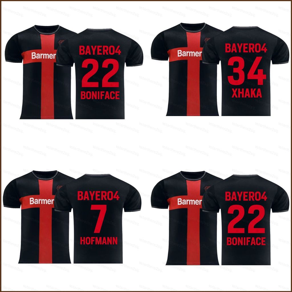 Áo bóng đá Bundesliga Bayer 04 Leverkusen 2023-2024, thiết kế Boniface Xhaka Hofmann - Thun thể thao