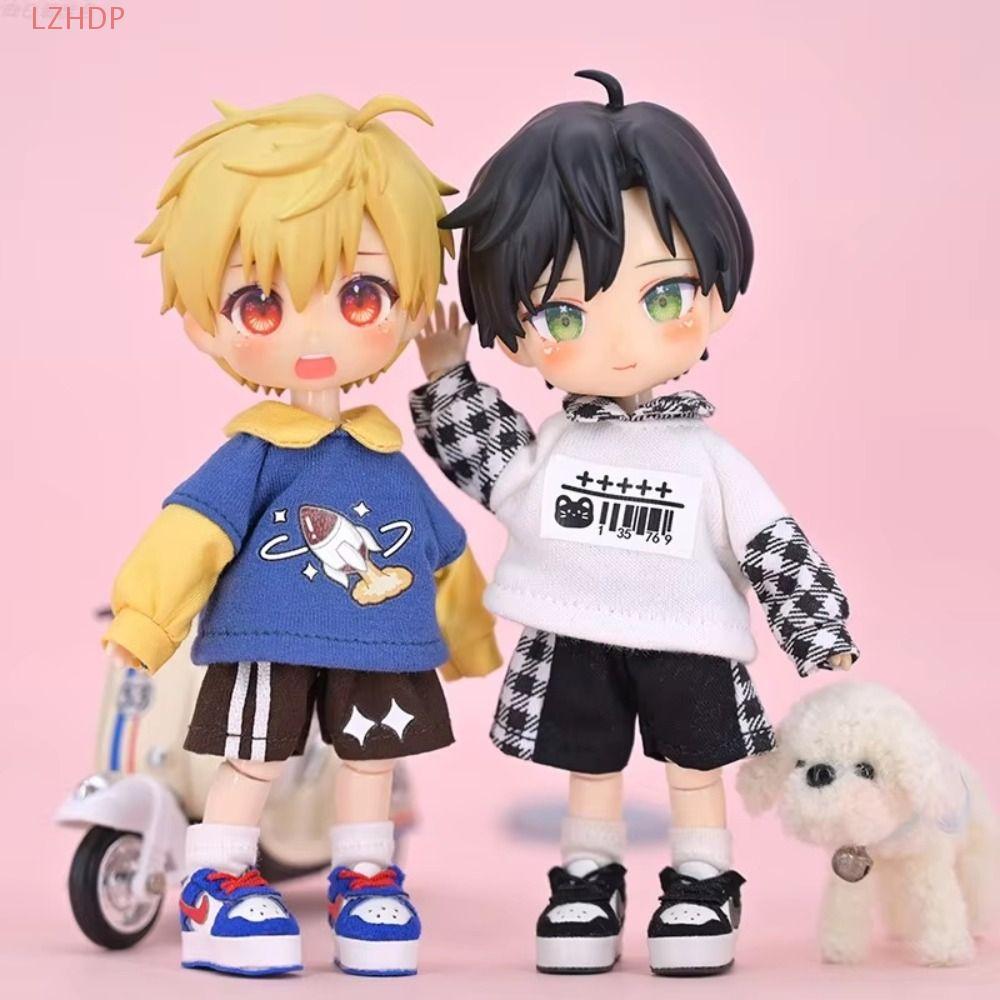 Quần áo LZHDP OB11, Trang trí Quần short Hoodie búp bê mặc thường ngày, Đồ chơi DIY Nhà chơi Dress U