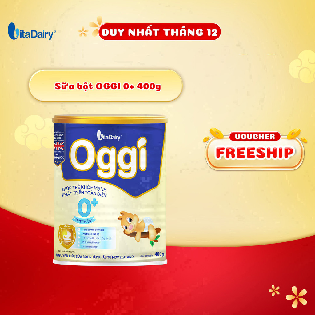 Sữa bột OGGI 0+ 400g - VitaDairy