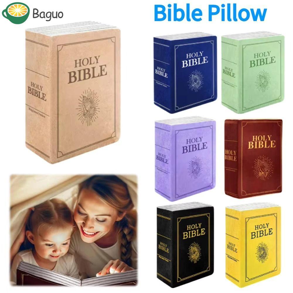 Gối Kinh Thánh BAGUO, Gối Sofa Nhìn Thực Tế Gối Ném Kinh Thánh, Phòng Khách Sang Trọng Đồ Chơi Dễ Th
