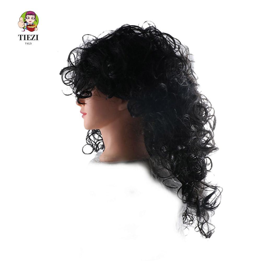 Tóc giả nam cosplay style hippie 70s-80s, chịu nhiệt, sợi tổng hợp, phù hợp cho đêm và fashion retro