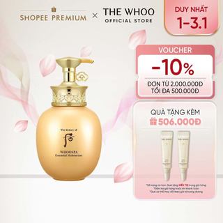   THE WHOO OFFICIAL  Sữa dưỡng thể Đông y mềm mượt da ngăn lão hóa The history of Whoo WhooSpa Moisturizer 220ml 