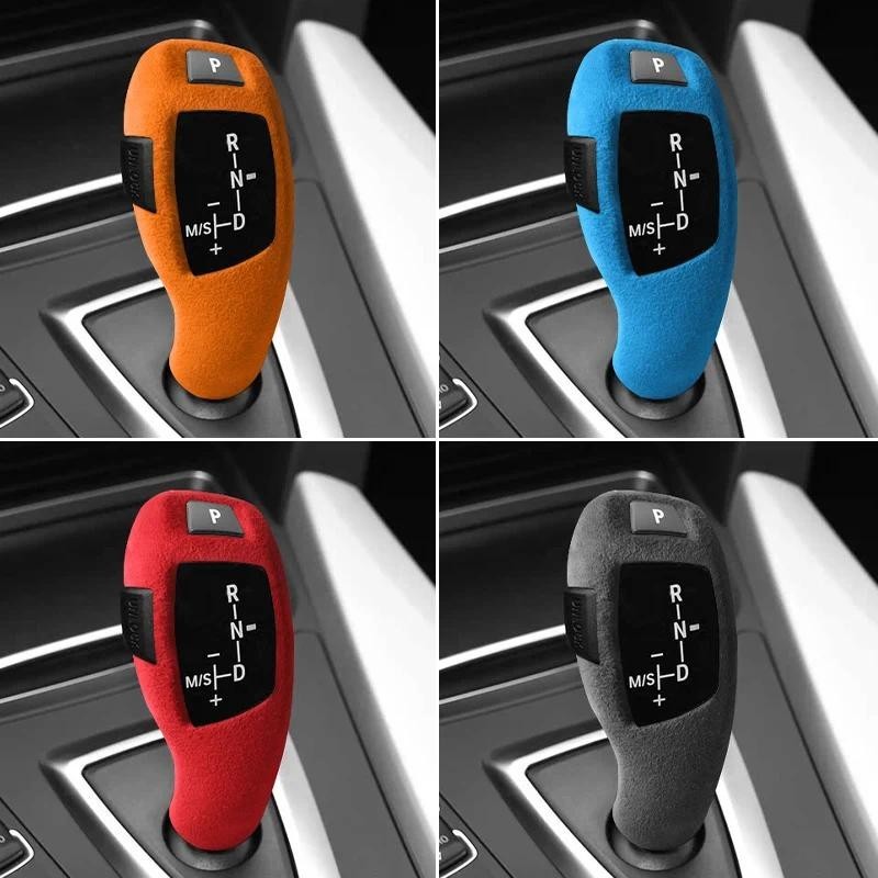 Được Làm Bằng Alcantara Cho Xe BMW 1er F20 F21 2er F22 F23 Xe Bánh Răng Dịch Chuyển Núm Sang Số Khởi