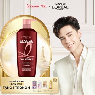  Dầu Gội L'Oréal Paris Elseve Fall Resist 3x Giảm Gãy Rụng Tóc 620ml 