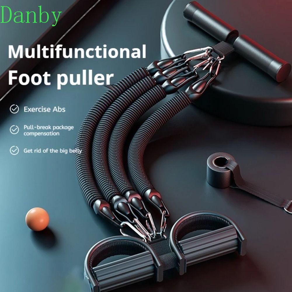 DANBY Pedal Pull-Up Sit-Up Trainer, 2 / 3 / 4-Strand 50 / 75 / 100 Pounds Pedal Căng Dây, Bền Chống 