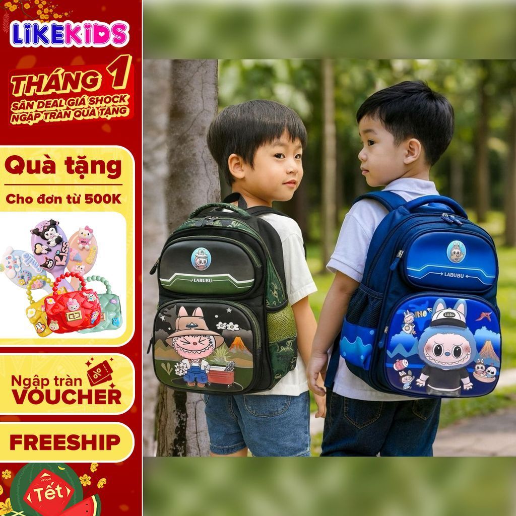 BALO cho bé hoạ tiết LABUBU C10 - LikeKids