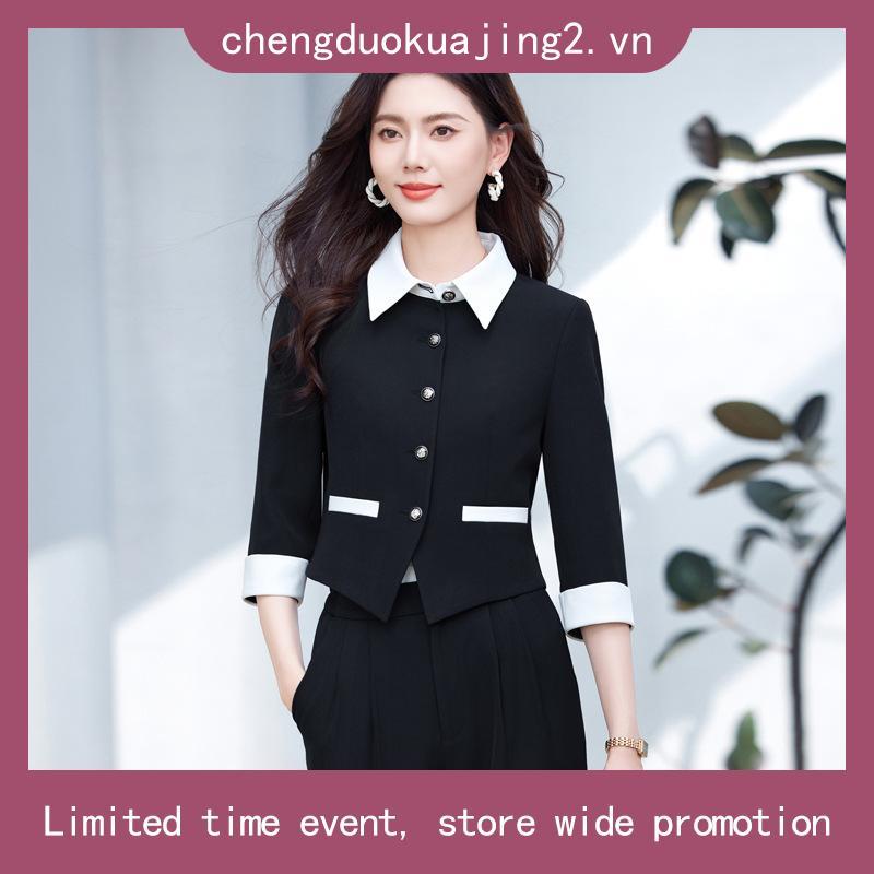 Váy Nữ dáng A giả sét đính hoa nữ tính CALIE VA425