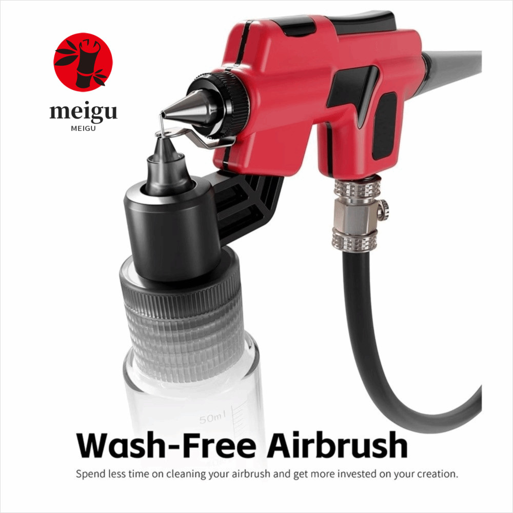 Bình trộn MEIGU 50ml, bền bỉ với giá đánh dấu Airbrush không cần rửa, Người tạo mẫu sở thích cho DSP