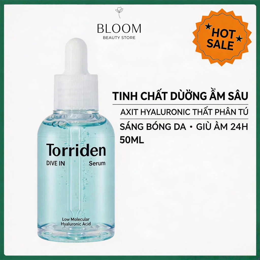 Serum Torriden Cấp Ẩm Chứa HA Làm Dịu Da Sáng Hồng 50ml