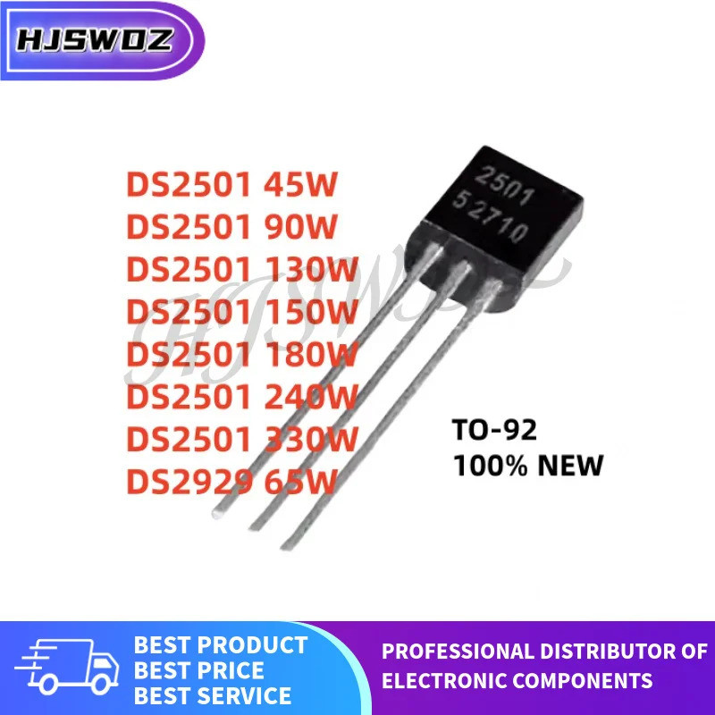 5 Cái / lốc Mới DS2501 330W DS2501 45W 65W 90W 130W 150W 180W 240W 330W TO-92 Laptop Nguồn Điện Chip