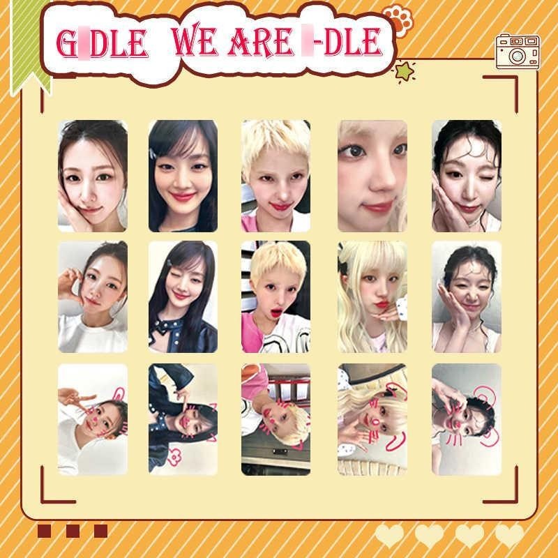 GIDLE Girl CHÚNG TÔI LÀ I-DLE Bonus MAKESTAR Kết hợp Photocard Hàng hóa Tự in hình Ngôi sao Photocar