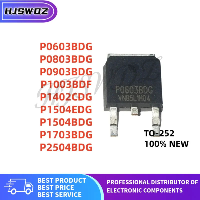 10 Cái 100% MỚI P1504BDG P1504EDG P0903BDA P1003BDF P1703BDG P1402CDG P0603BDG P0803BDG P2504BDG TO-