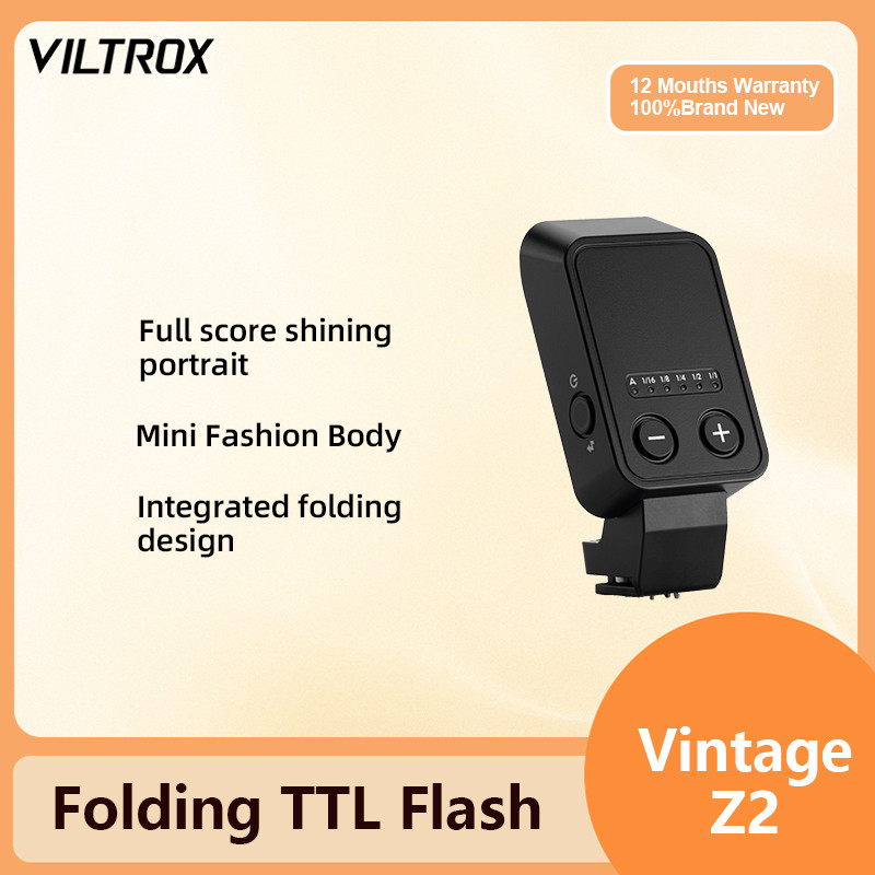 Viltrox Vintage Z2 Mini TTL Hot Shoe Auto Flash Light Di Động Spark Lite Camara Phụ Kiện