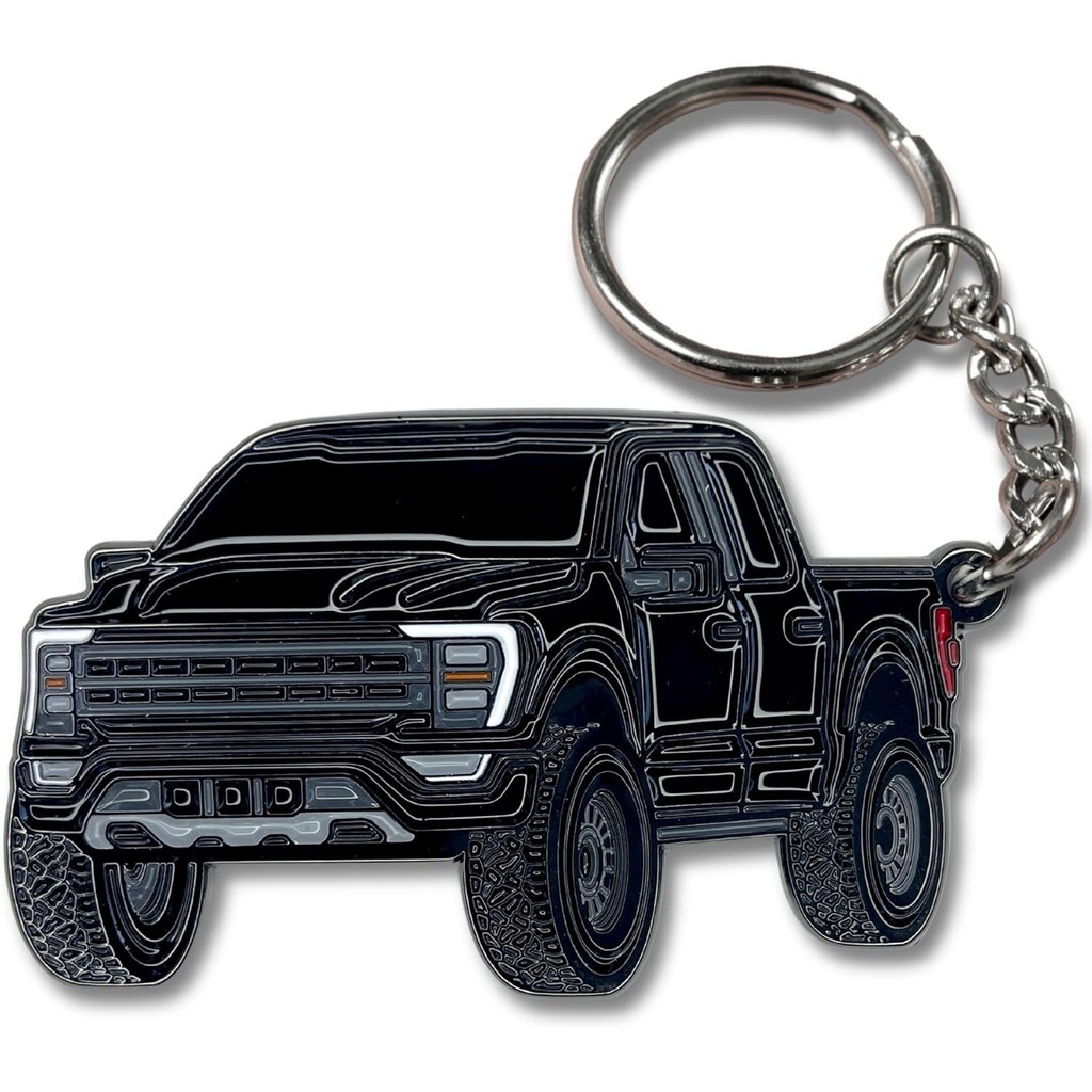Móc khóa kim loại F150 tương thích với phụ kiện Ford F150 2023 F-150 Móc chìa khóa Fob Cover 2022 Xe