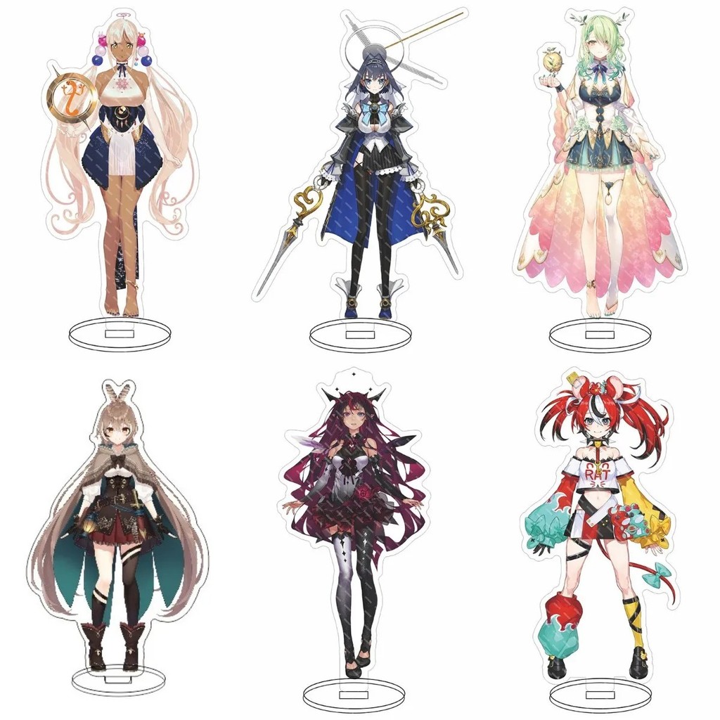 Standee Anime Hololive EN Vtuber Mô Hình Acrylic Ceres Fauna Hakos Baelz Ouro Kronii Nanashi Mumei I