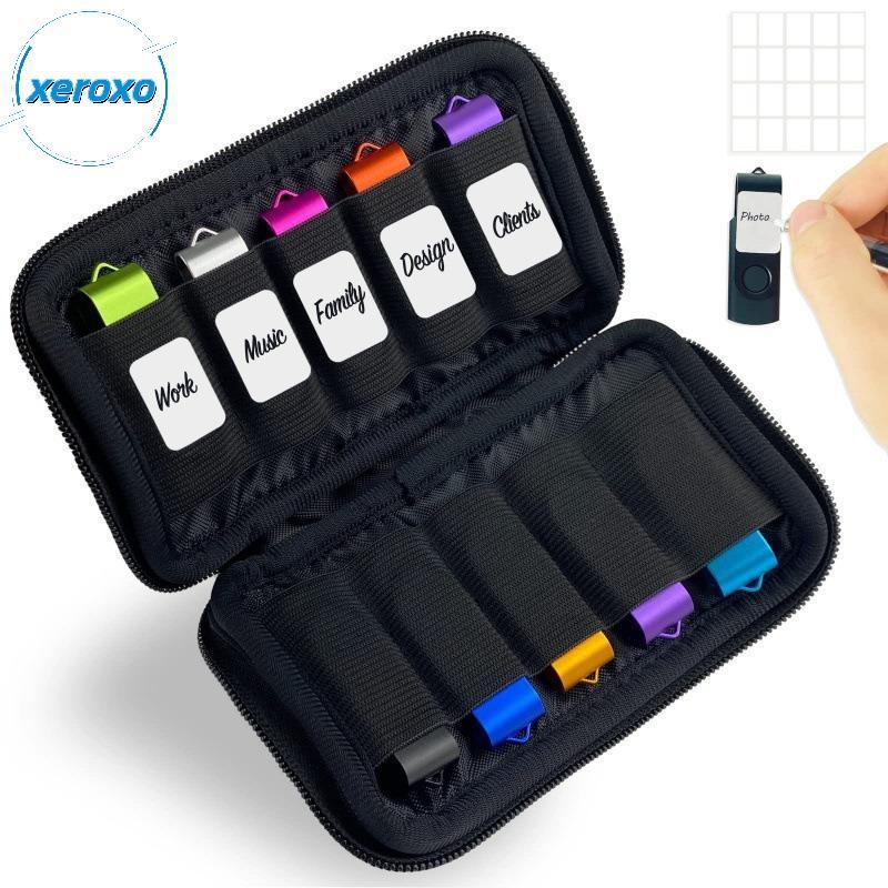XERO USB Flash Drive Case Hộp Bảo Quản Giá Đỡ Túi Bảo Quản USB Flash Drive Phụ Kiện Điện Tử Sắp Xếp 