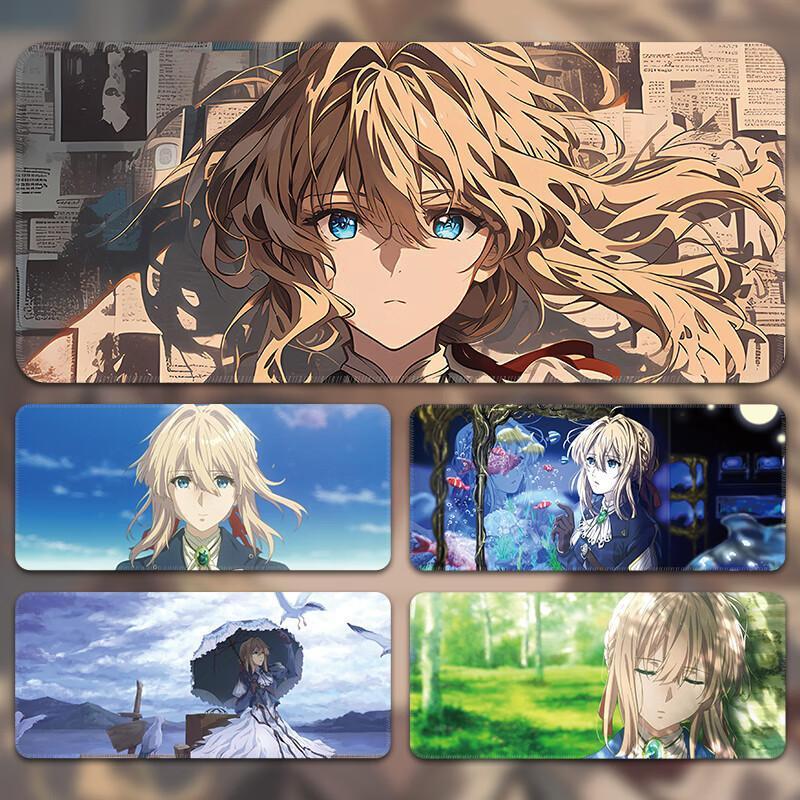 Anime Mouse Pad Oversized Violet Eternal Garden VIA Litt Computer Desk Pad Mouse Pad G8kt