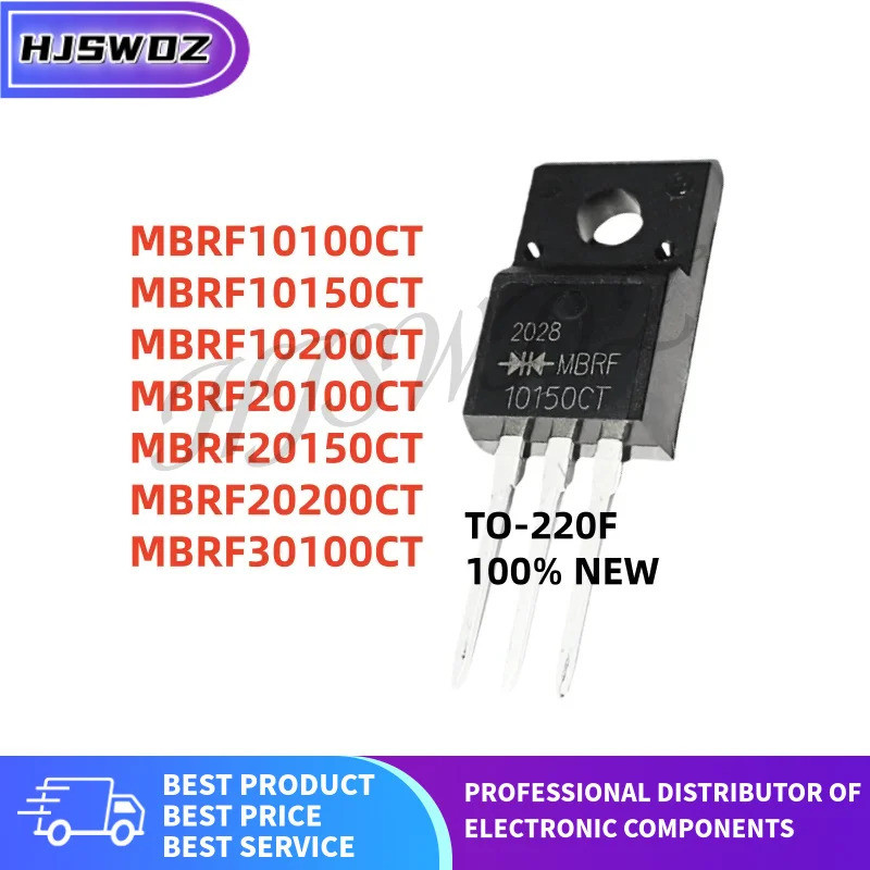 10 MBRF10150CT MBRF30100CT MBRF20200CT MBRF20100CT MBRF20150CT MBRF10200CT MBRF10100CT MỚI TO-220F 8
