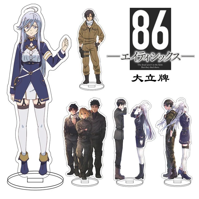 Mô hình Standee Anime 86 Eighty Six Lena Shin trang trí bàn học quà tặng fan anime Vladilena