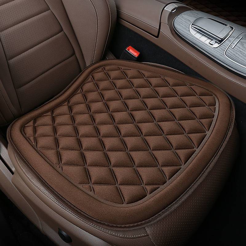 Car Seat Cushion Four Seasons Universal Single Piece Semi-Enclosed Seat Cushion Rear Non-Slip Cover 
