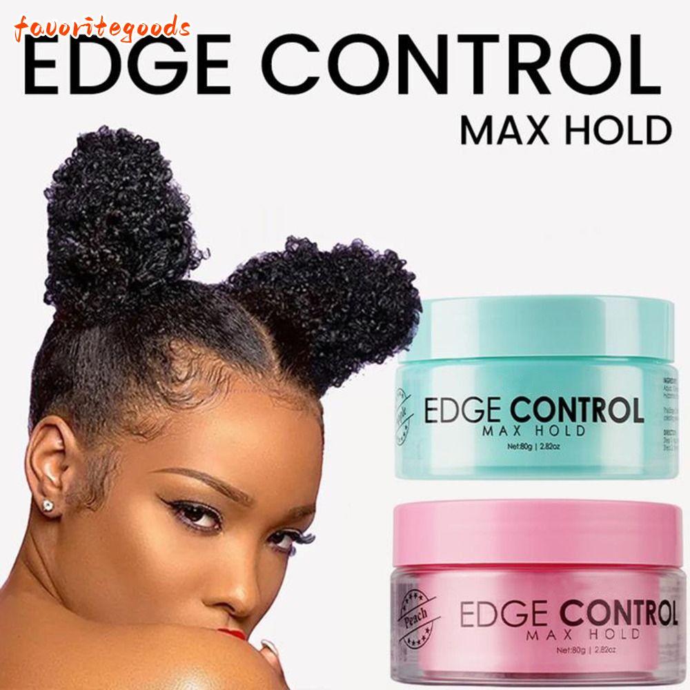 FAVORITEGOODS Râu Edge Control Wax, Hương thơm trái cây Gel tạo kiểu tóc giữ chắc chắn, Không nhờn c
