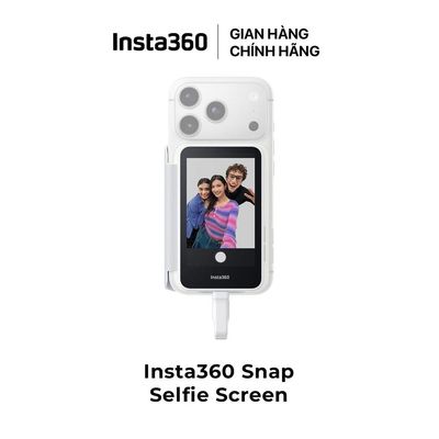 [New] Màn hình chụp ảnh selfie Insta360 Snap - Màn hình selfie 4K tương thích với iPhone & Android, màn hình cảm ứng