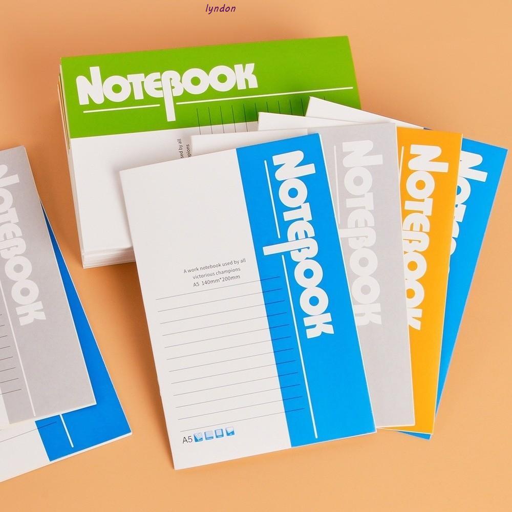 LYNDON Notepad, Bìa mềm lót dày A5 Notebook, Danh sách kiểm tra Nhật ký Sách kế hoạch Notepad Bìa cứ